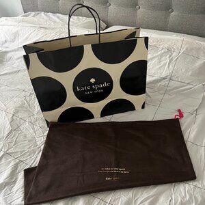 Kate Spade gift bag and dust bag